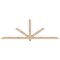 Ekena Millwork Kennewick Smooth Timber Gable Bracket, Douglas Fir, 96"W x 32"H x 3 1/2"D x 3 1/2"F, 8/12 Pitch GBW096X32X0404KEN00SDF - alternate 1